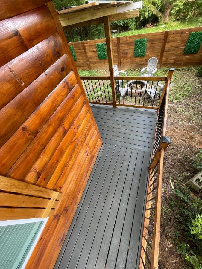 New Tiny Cabin Hot Tub Firepit Fenced Yard Sevierville Exterior foto